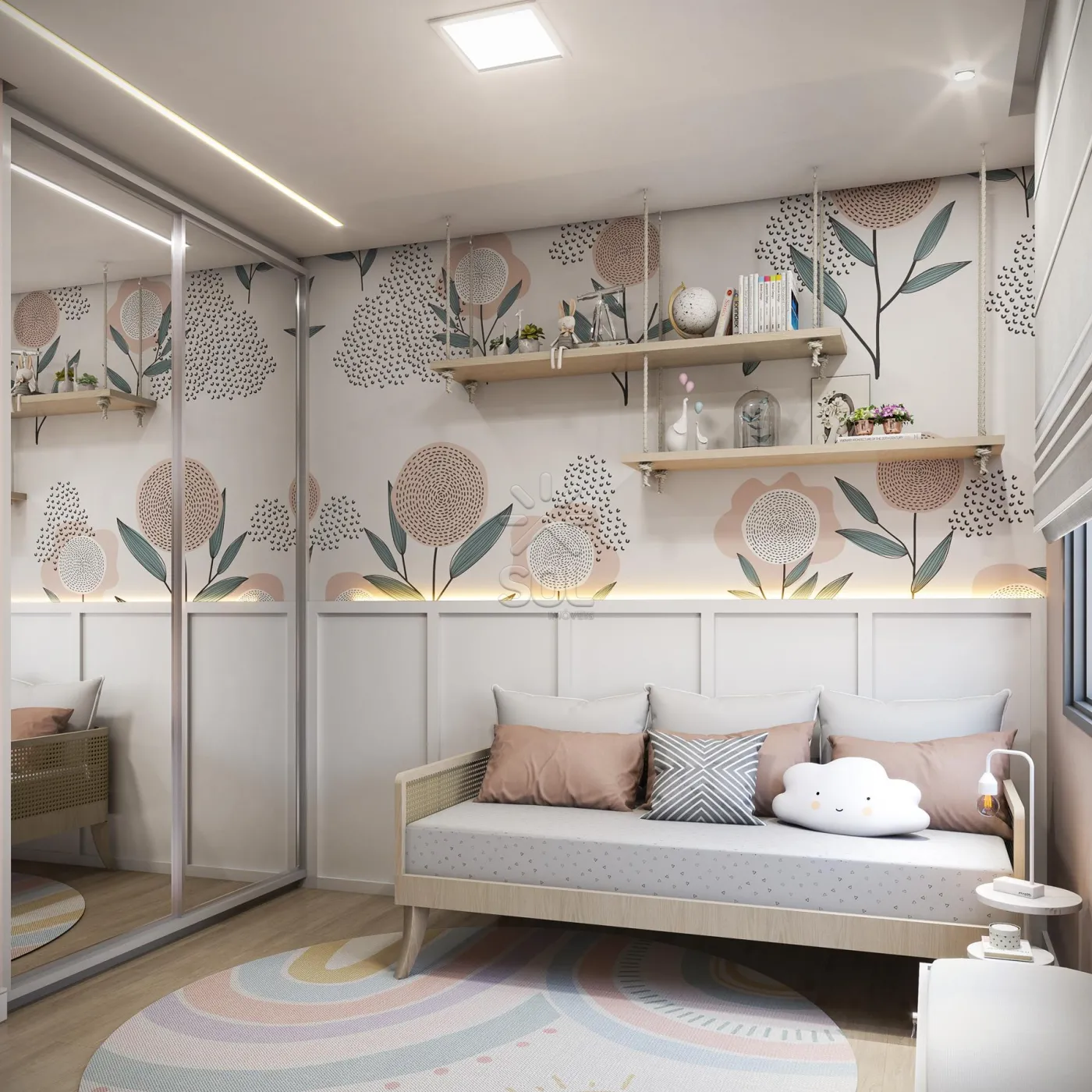 Apartamento novo à venda no Edifício Jardins em Foz do Iguaçu/PR - 91,95m², 3 quartos e 2 vagas de garagem