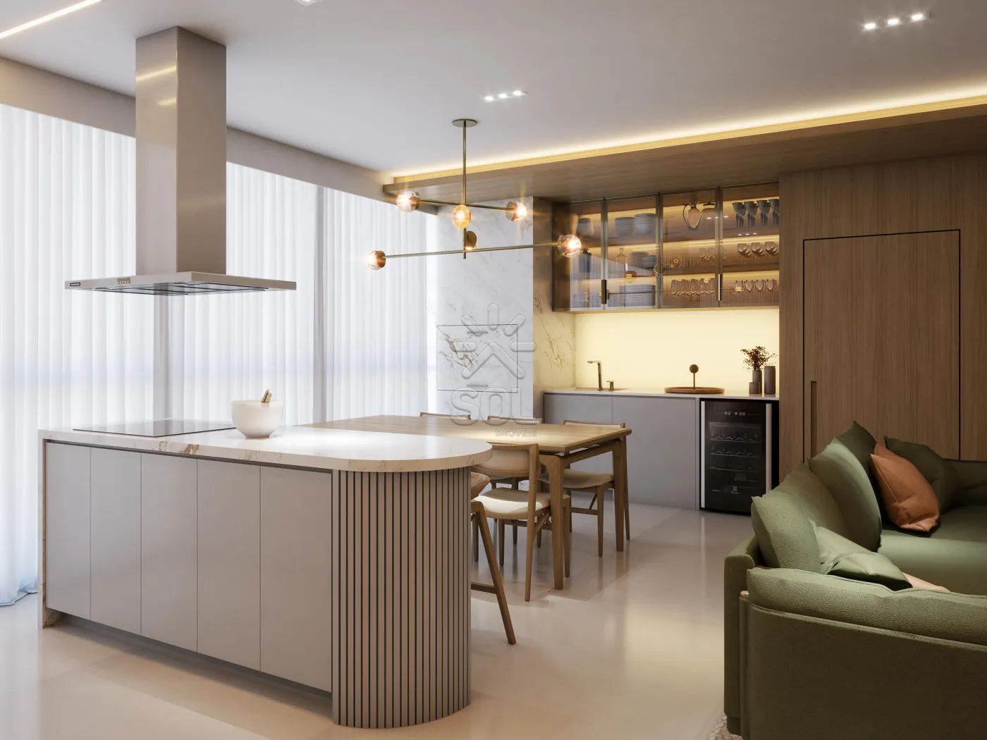 Apartamento novo à venda no Edifício Jardins em Foz do Iguaçu/PR - 72,14m², 2 quartos e 1 vaga de garagem