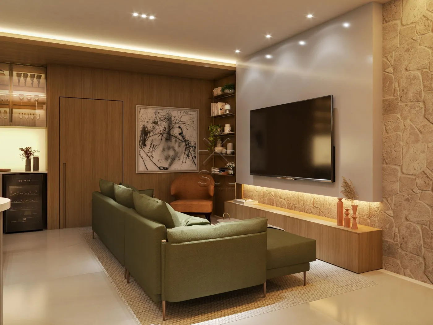 Apartamento novo à venda no Edifício Jardins em Foz do Iguaçu/PR - 72,14m², 2 quartos e 1 vaga de garagem