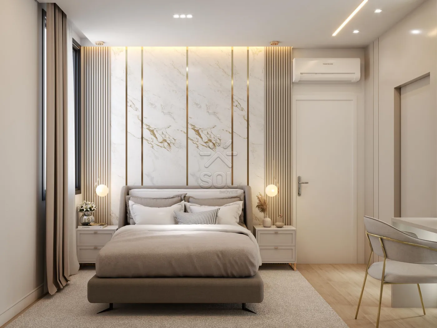 Apartamento novo à venda no Edifício Jardins em Foz do Iguaçu/PR - 72,14m², 2 quartos e 1 vaga de garagem