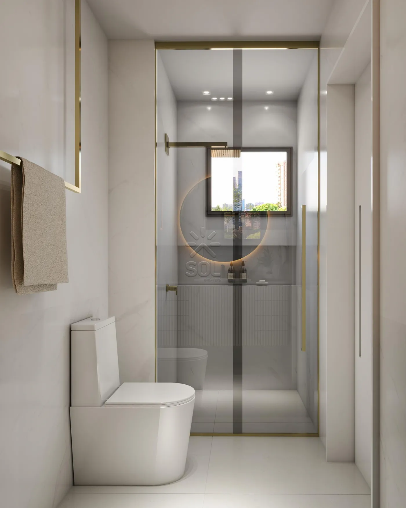 Apartamento novo à venda no Edifício Jardins em Foz do Iguaçu/PR - 72,14m², 2 quartos e 1 vaga de garagem