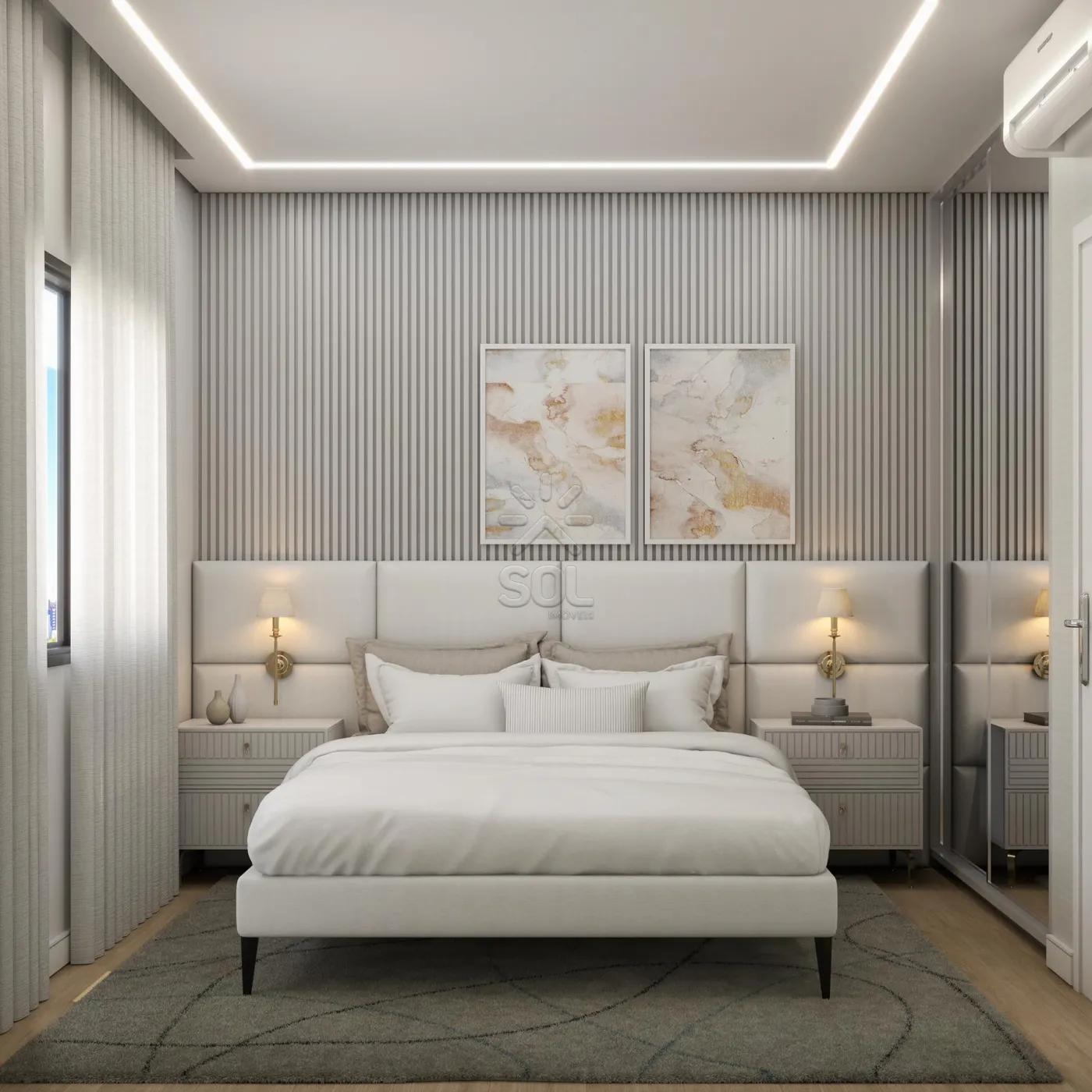 Apartamento novo à venda no Edifício Jardins em Foz do Iguaçu/PR - 72,14m², 2 quartos e 1 vaga de garagem