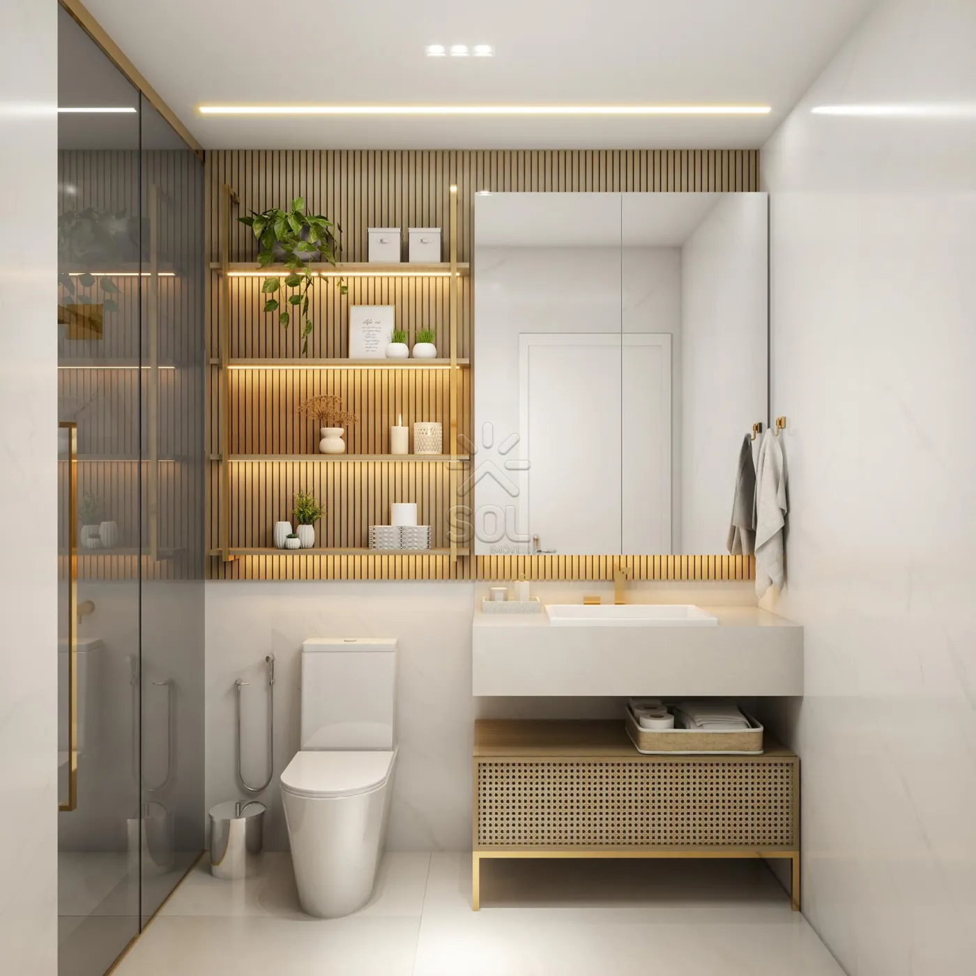 Apartamento novo à venda no Edifício Jardins em Foz do Iguaçu/PR - 72,14m², 2 quartos e 1 vaga de garagem