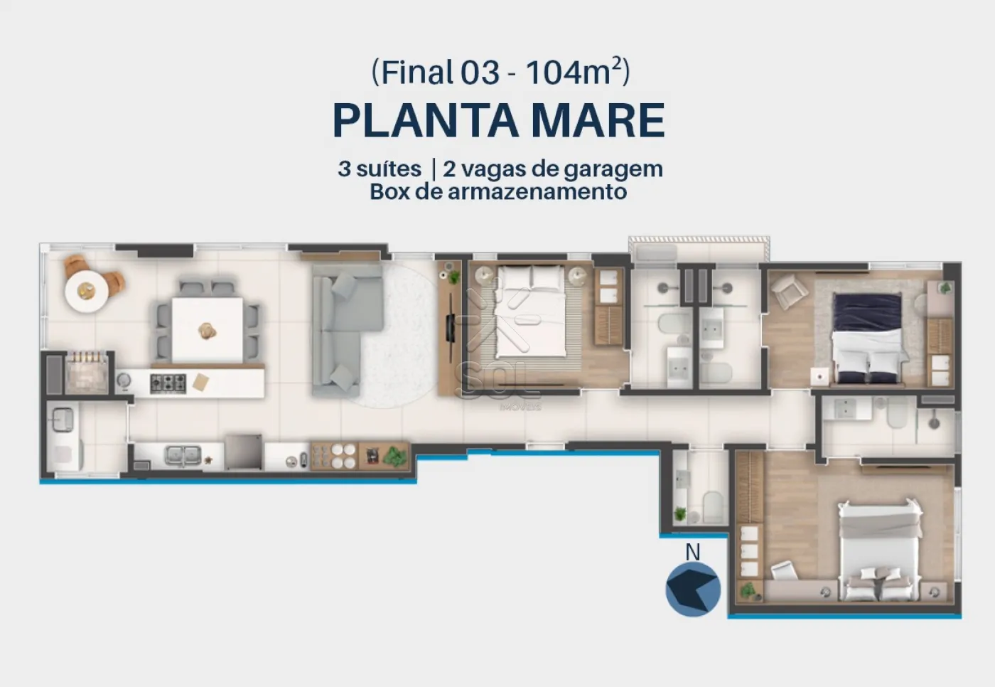 IGUASSU RESIDENCE - Alto padrão a 240 metros do mar em Balneário Piçarras