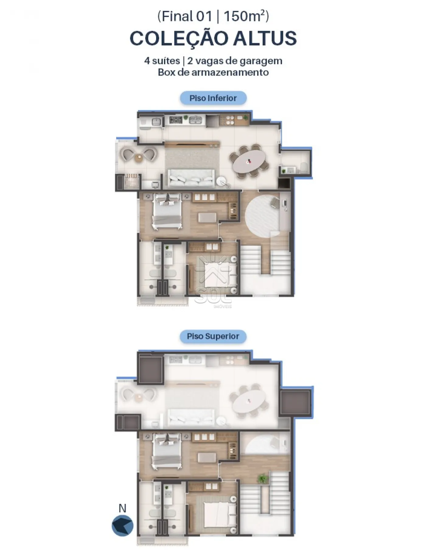 IGUASSU RESIDENCE - Alto padrão a 240 metros do mar em Balneário Piçarras