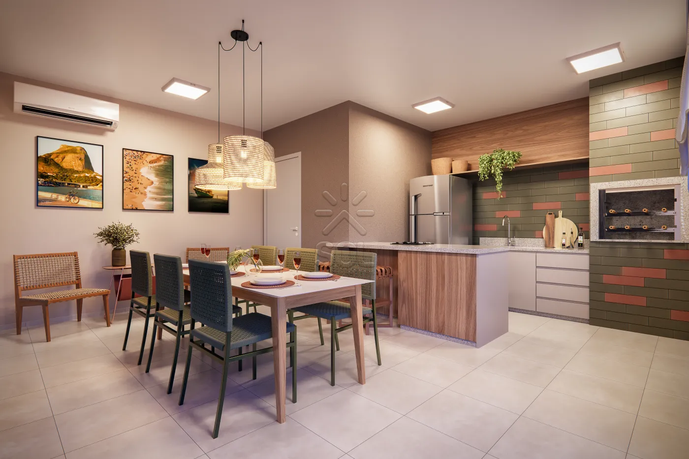 Apartamento novo à venda no Baía Azul Beach Club - Penha/SC