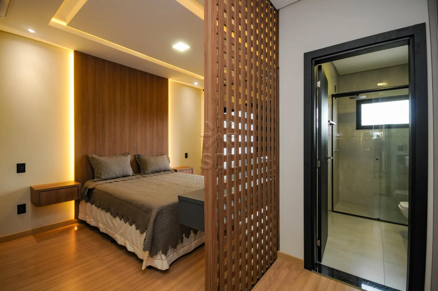 Sobrado novo de alto padrão à venda no Lancaster em Foz do Iguaçu/PR - 192m² | Mobiliado | 3 quartos | Área gourmet