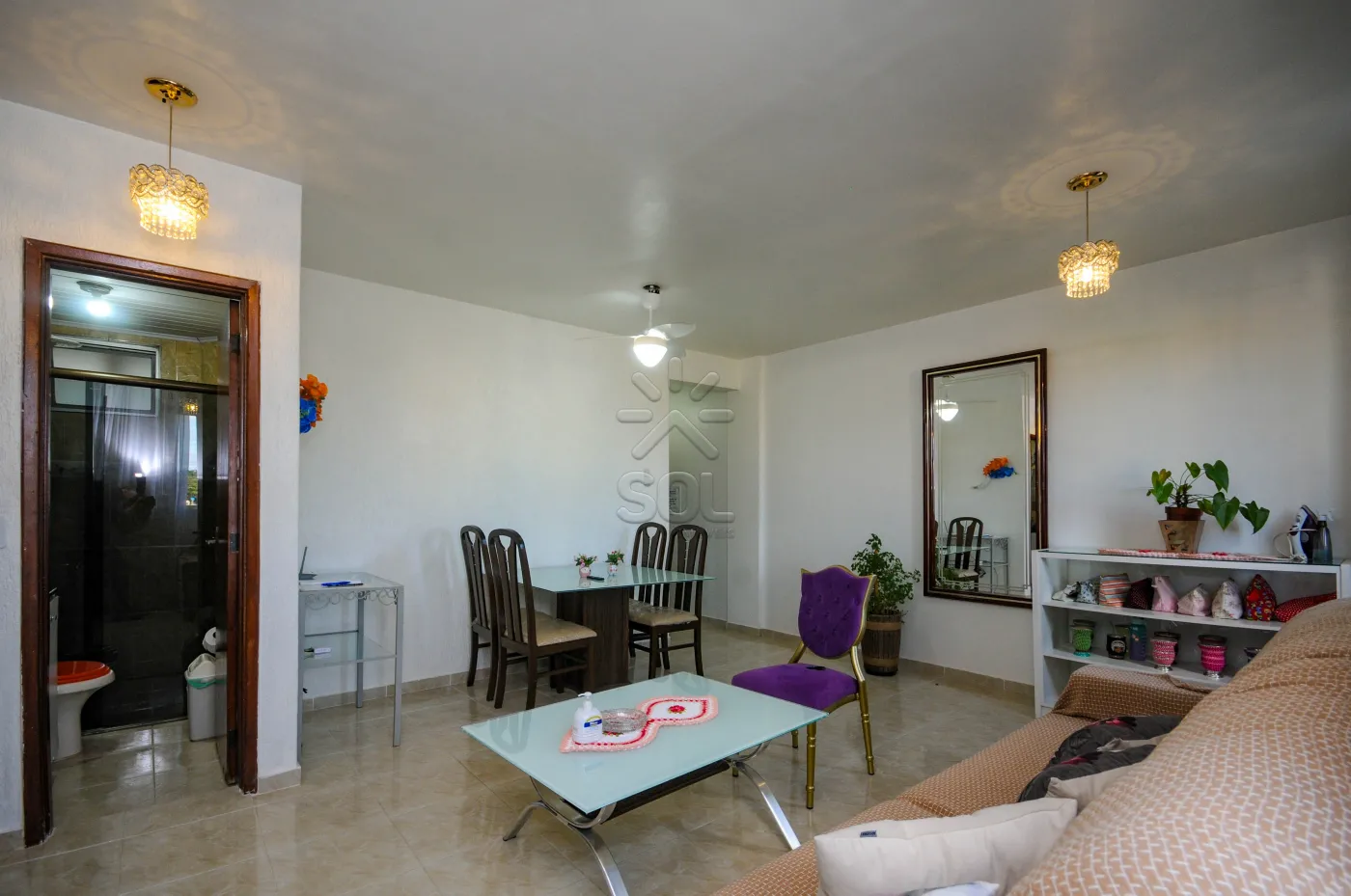Apartamento mobiliado à venda no Edifício Ourém - Centro de Foz do Iguaçu
