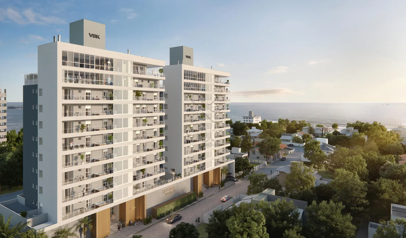 Apartamentos à venda no Golden Beach em Balneário Piçarras/SC - Alto padrão a menos de 160 metros da Praia das Palmeiras