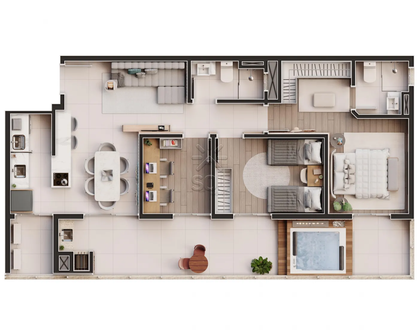 Apartamentos à venda no Golden Beach em Balneário Piçarras/SC - Alto padrão a menos de 160 metros da Praia das Palmeiras