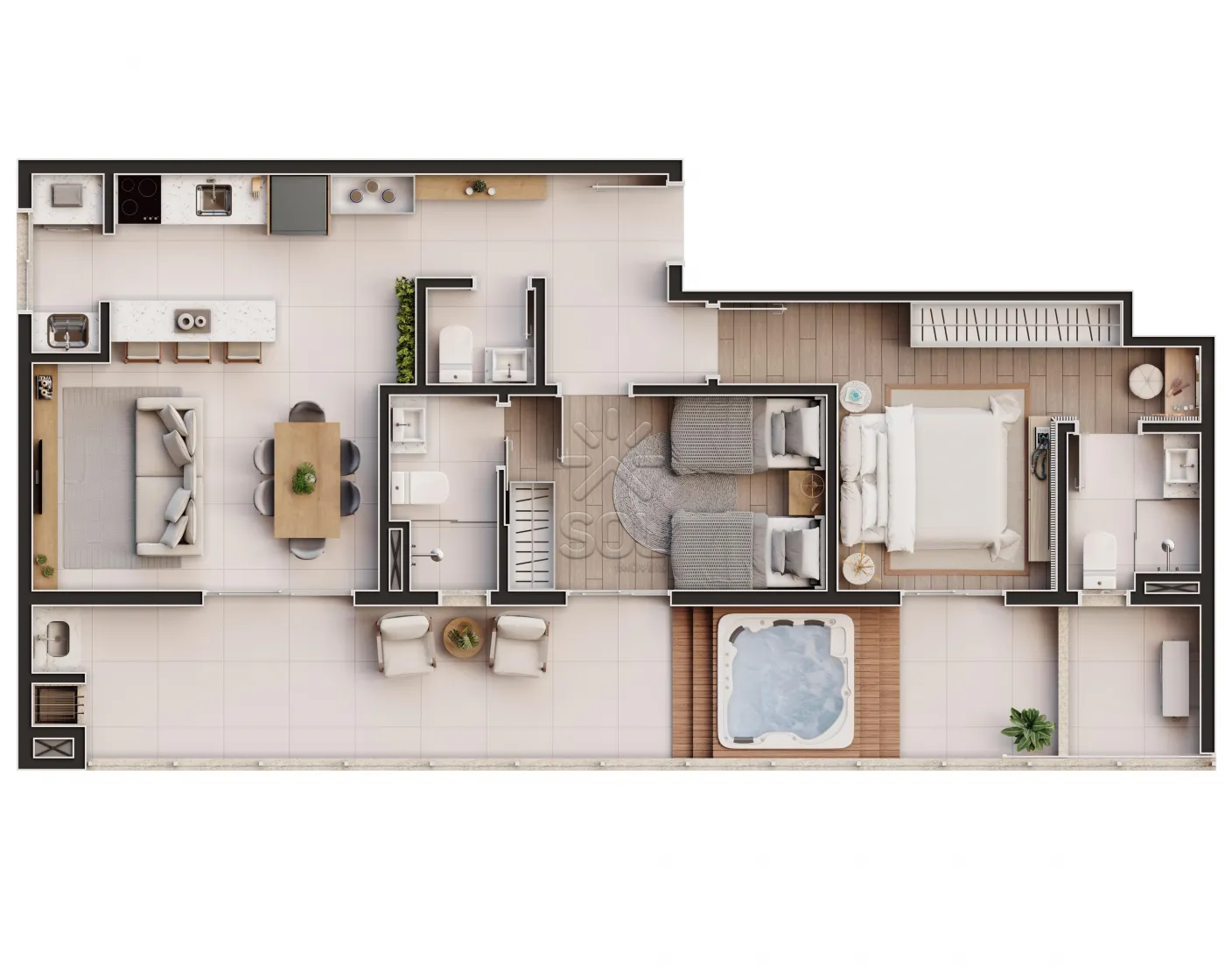 Apartamentos à venda no Golden Beach em Balneário Piçarras/SC - Alto padrão a menos de 160 metros da Praia das Palmeiras