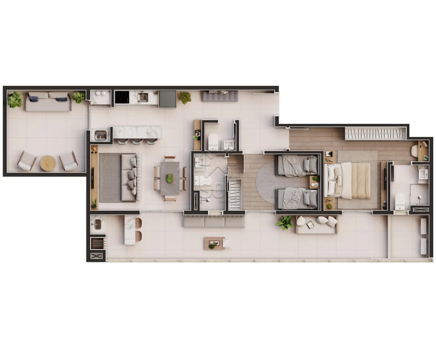Apartamentos à venda no Golden Beach em Balneário Piçarras/SC - Alto padrão a menos de 160 metros da Praia das Palmeiras