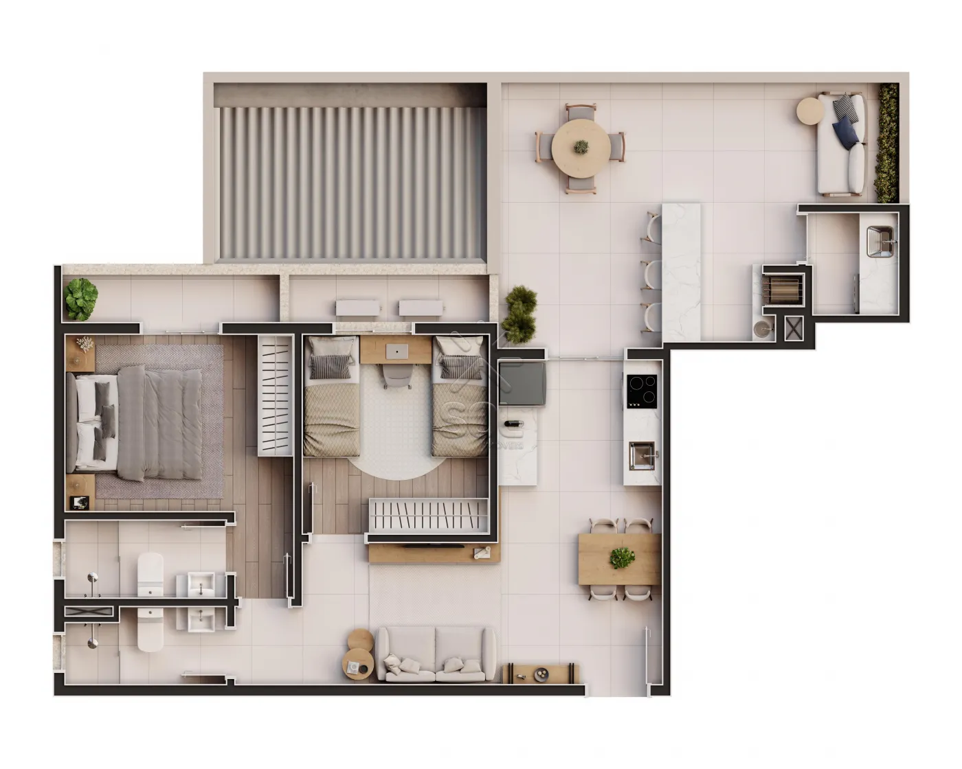 Apartamentos à venda no Golden Beach em Balneário Piçarras/SC - Alto padrão a menos de 160 metros da Praia das Palmeiras