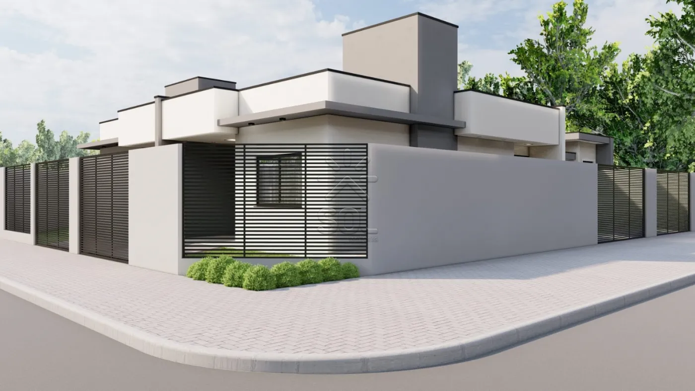 Casa nova à venda no Jardim Atlântis em Foz do Iguaçu/PR - 54,84m² com 2 quartos