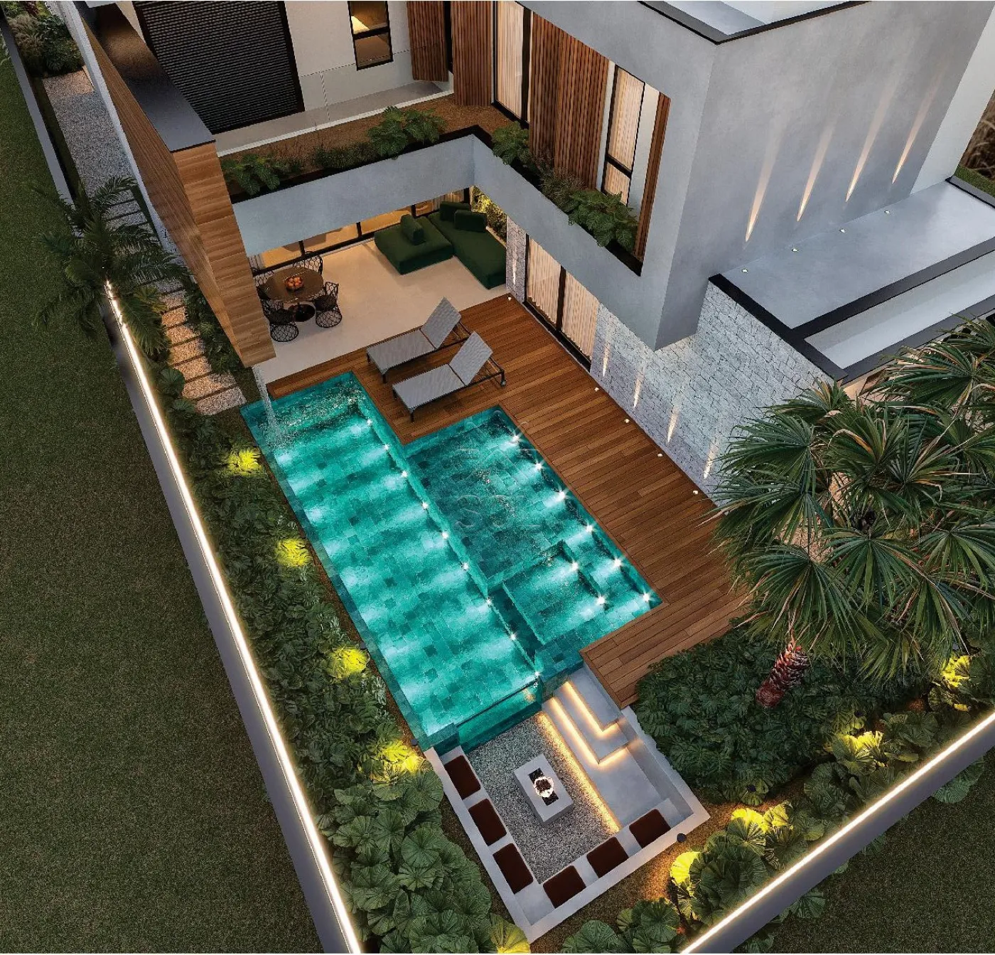 Sobrado de alto padrão à venda no Condomínio Royal Boulevard em Foz do Iguaçu/PR - 419m², 4 suítes e área de lazer exclusiva