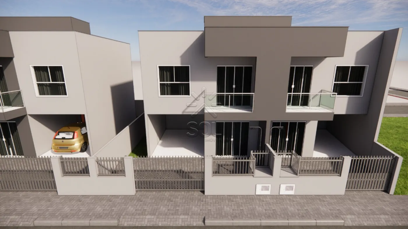 Sobrado novo à venda no bairro Gravatá, em Penha/SC - 96m² de área construída | A partir de R$ 564.000,00