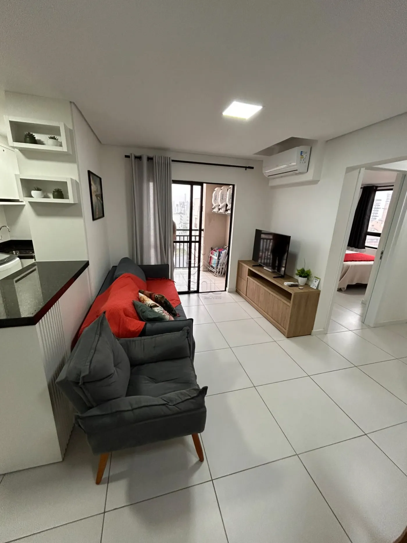 Apartamento novo e mobiliado para locação no Milos Confort Club, em Balneário Piçarras/SC - 63,11m² | 2 quartos | 450 metros do mar