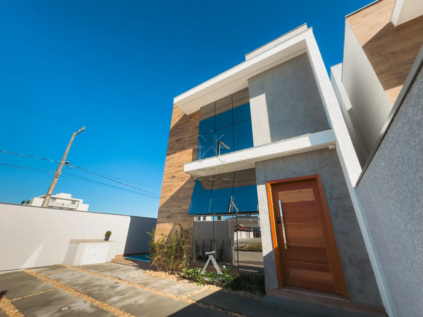 Casa nova de esquina à venda em Nova Barra Velha, Barra Velha/SC - 123m² | 3 quartos | Piscina