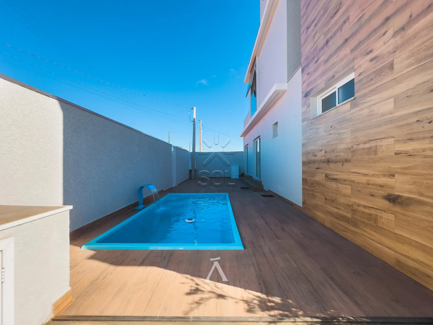 Casa nova de esquina à venda em Nova Barra Velha, Barra Velha/SC - 123m² | 3 quartos | Piscina