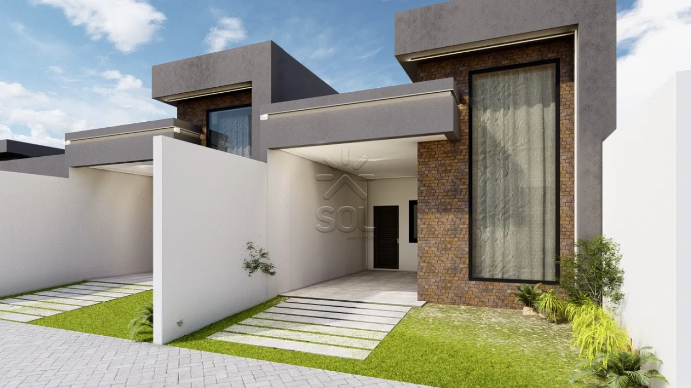 Casa nova à venda no Parque dos Pioneiros, em Foz do Iguaçu/PR - 103m² | 3 quartos