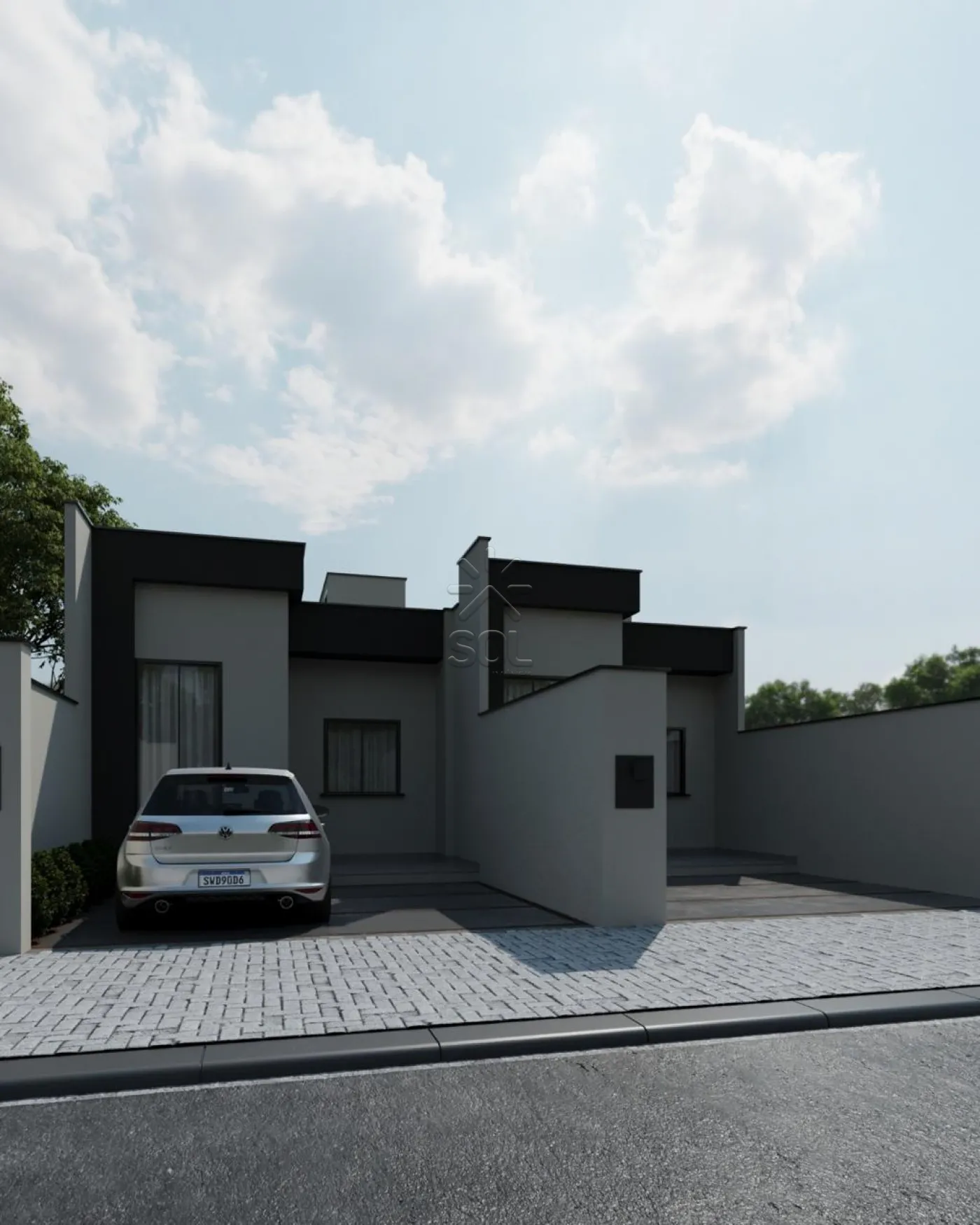 Casa nova à venda no Jardim das Oliveiras em Foz do Iguaçu/PR - 62m² | 2 quartos