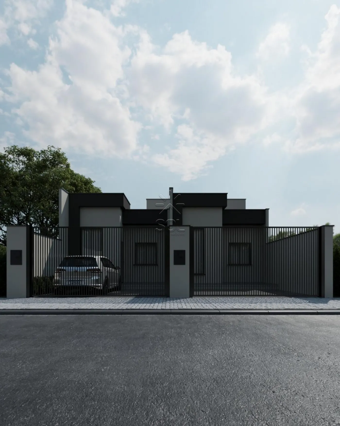 Casa nova à venda no Jardim das Oliveiras em Foz do Iguaçu/PR - 62m² | 2 quartos