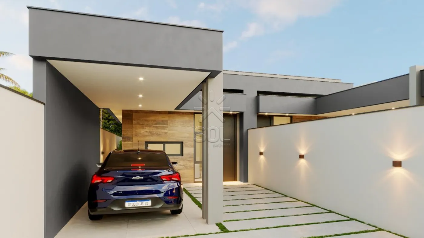 Casa nova à venda no Parque dos Pioneiros em Foz do Iguaçu/PR - 82m² | 3 quartos sendo 1 suíte