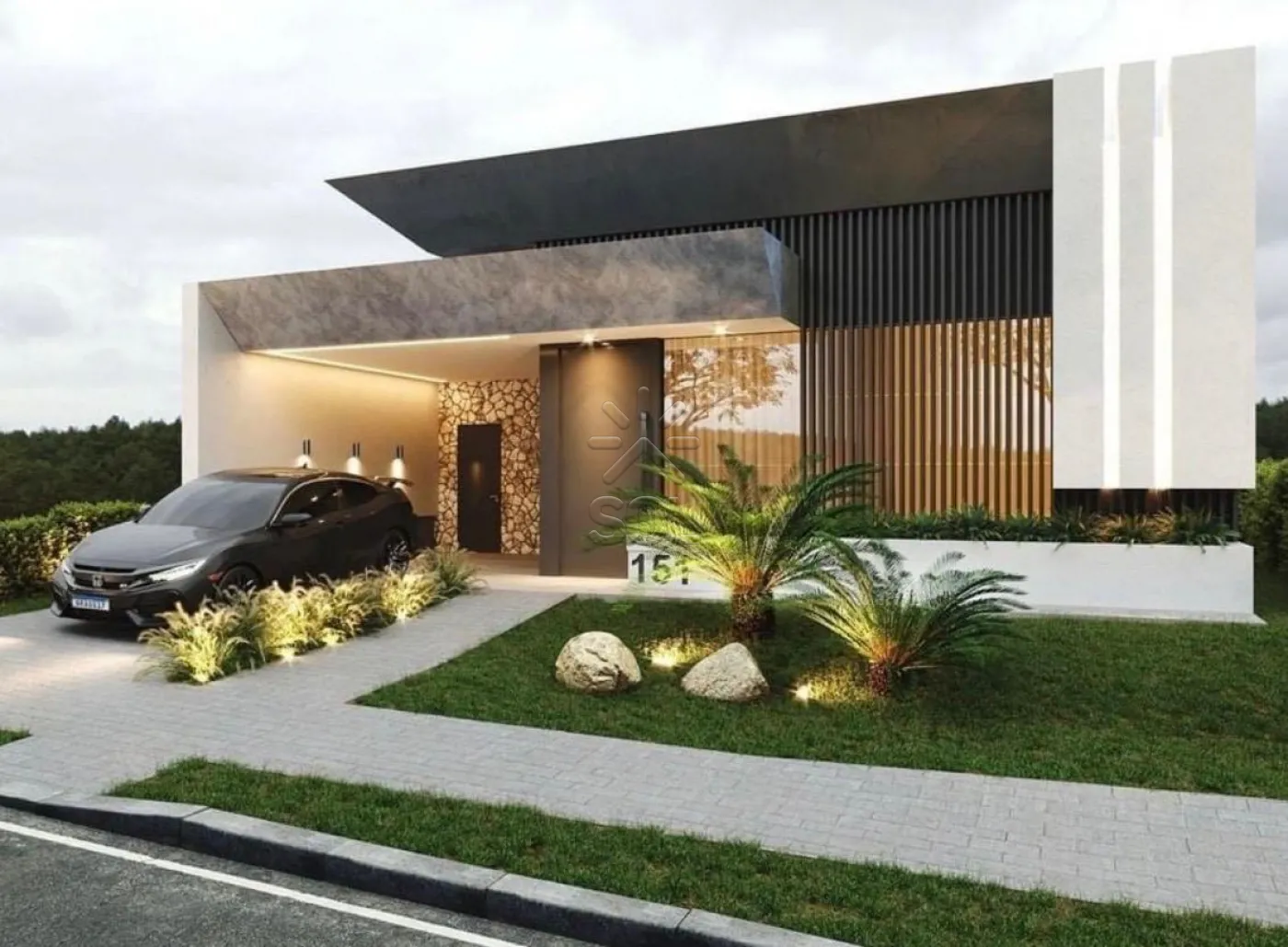 Casa nova à venda no Condomínio Águas Claras Residence em Foz do Iguaçu - 3 Suítes e 405m² de Terreno