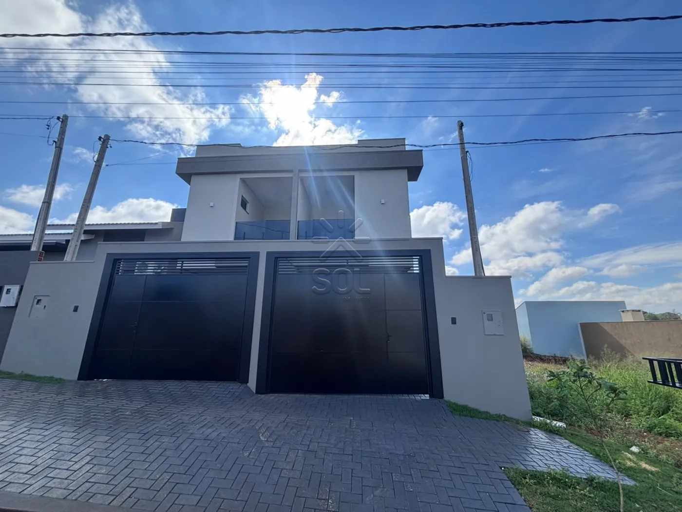 Sobrado novo à venda no Bairro Belo Horizonte - Medianeira/PR