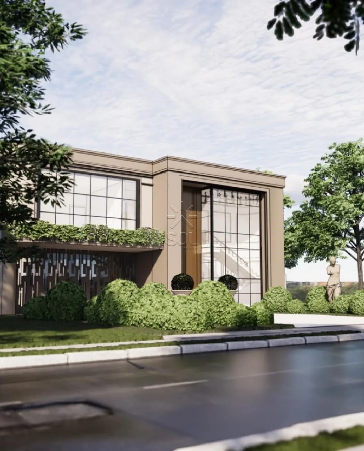 Imóvel comercial novo à venda no Jardim Social em Foz do Iguaçu/PR -  360,30m² de área construída | Terreno de 435 m² | 2 pavimentos | 7 vagas de garagem
