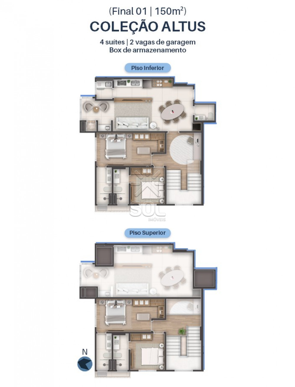 IGUASSU RESIDENCE - Alto padrão a 240 metros do mar em Balneário Piçarras