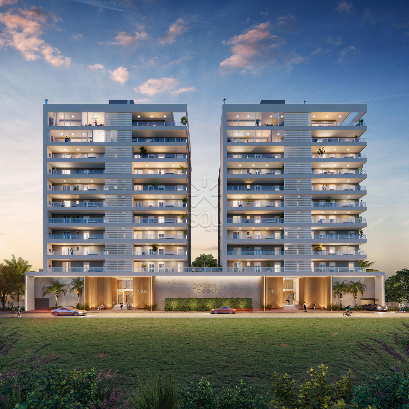 Apartamentos à venda no Golden Beach em Balneário Piçarras/SC - Alto padrão a menos de 160 metros da Praia das Palmeiras