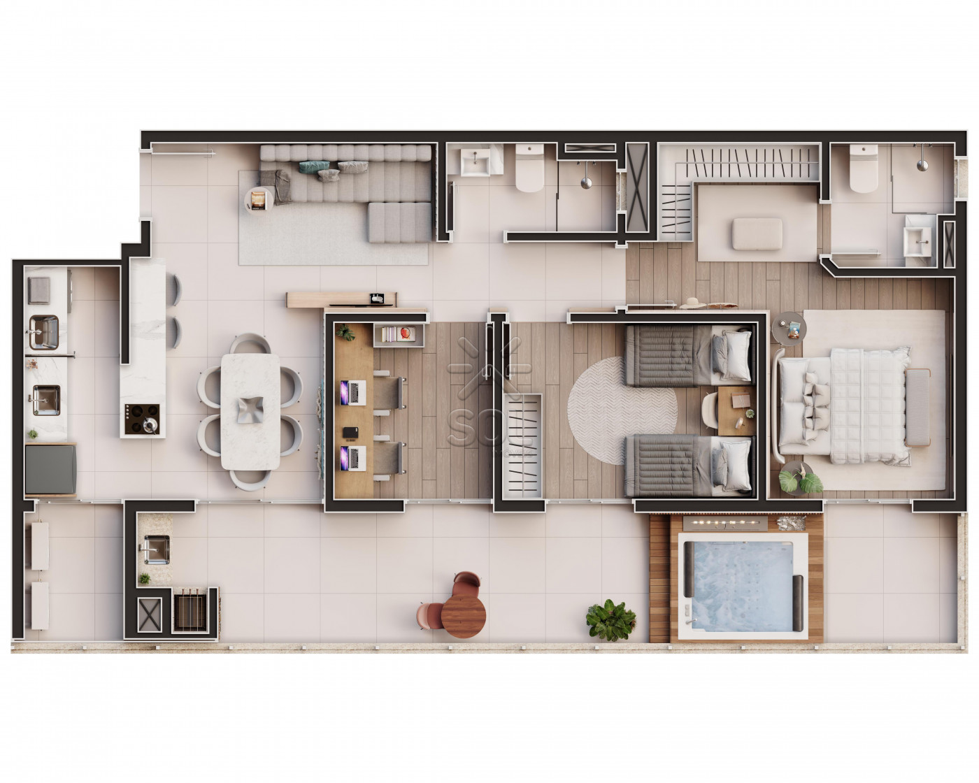 Apartamentos à venda no Golden Beach em Balneário Piçarras/SC - Alto padrão a menos de 160 metros da Praia das Palmeiras