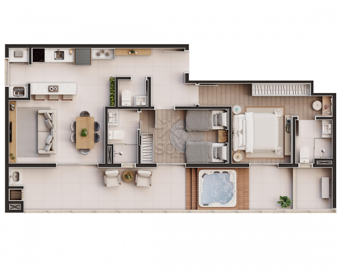 Apartamentos à venda no Golden Beach em Balneário Piçarras/SC - Alto padrão a menos de 160 metros da Praia das Palmeiras