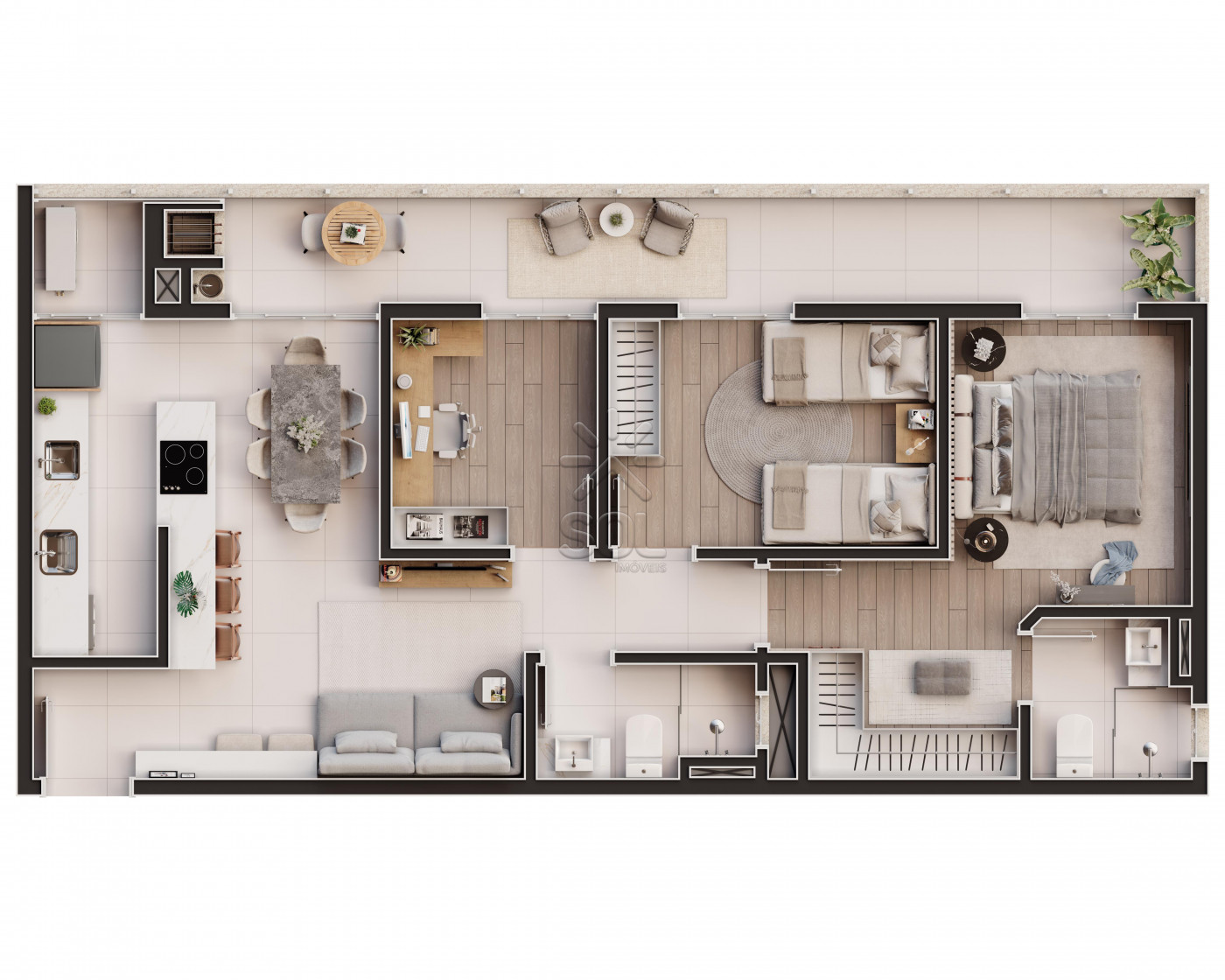 Apartamentos à venda no Golden Beach em Balneário Piçarras/SC - Alto padrão a menos de 160 metros da Praia das Palmeiras