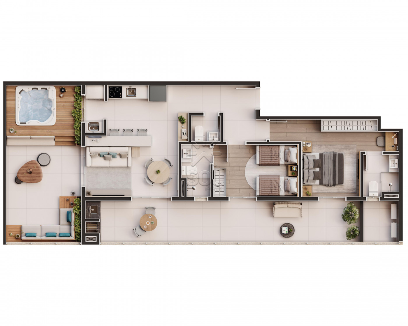 Apartamentos à venda no Golden Beach em Balneário Piçarras/SC - Alto padrão a menos de 160 metros da Praia das Palmeiras