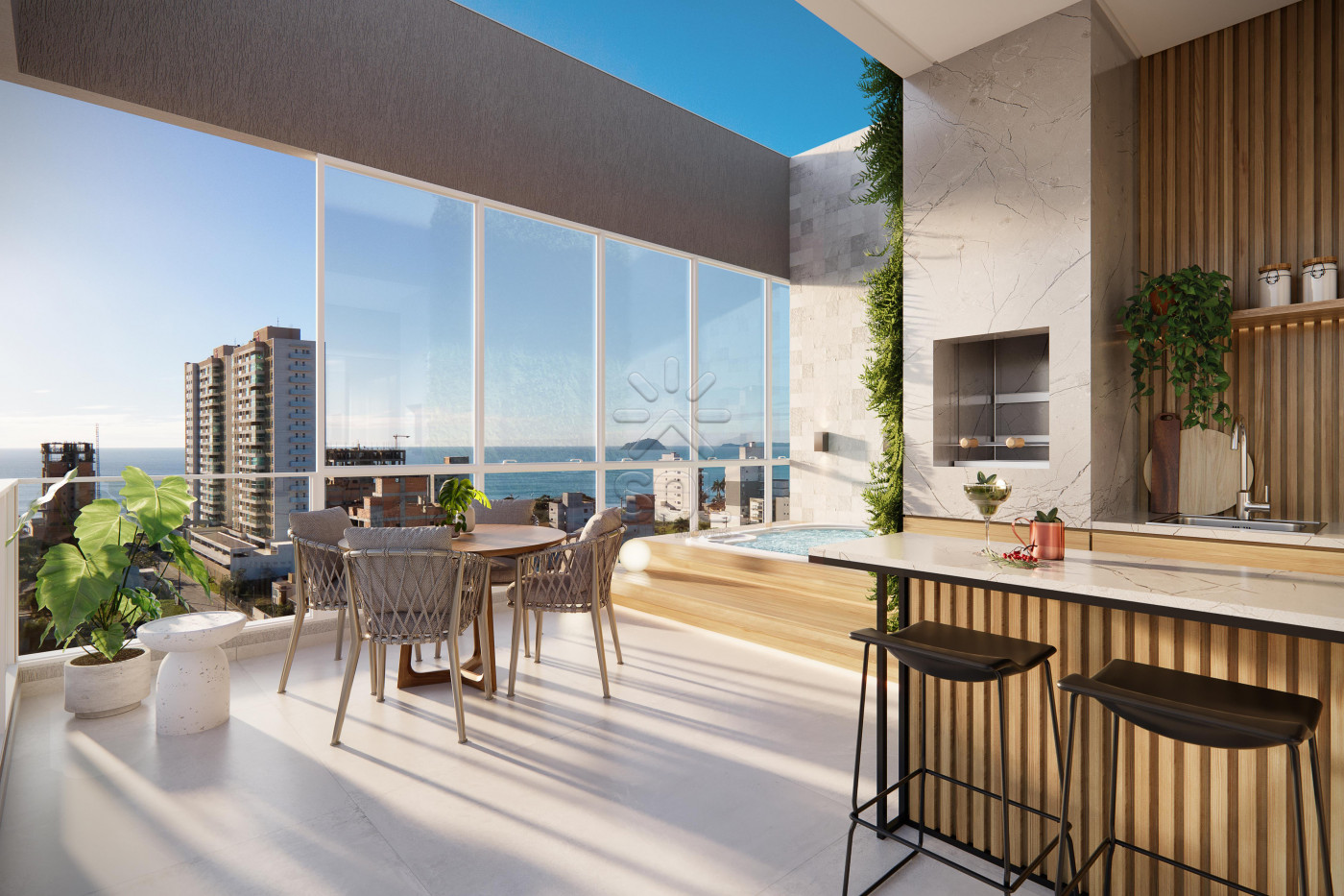 Apartamentos à venda no Golden Beach em Balneário Piçarras/SC - Alto padrão a menos de 160 metros da Praia das Palmeiras