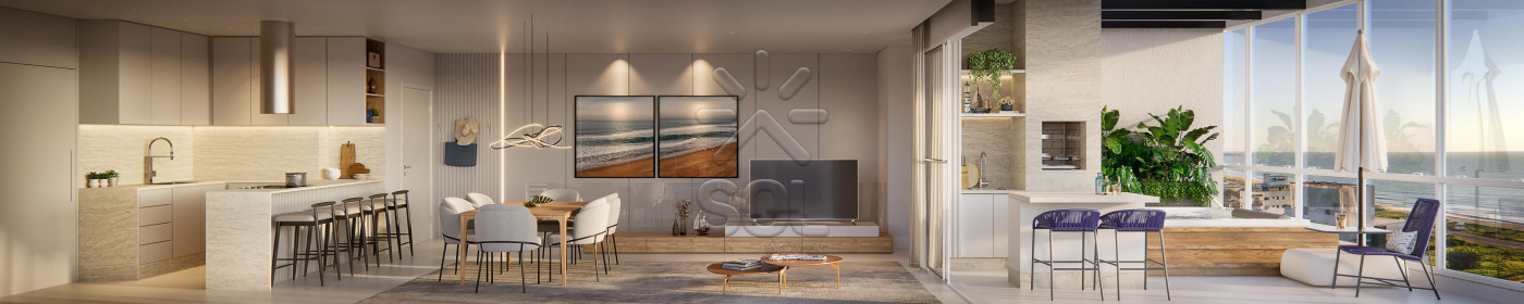 Apartamentos à venda no Golden Beach em Balneário Piçarras/SC - Alto padrão a menos de 160 metros da Praia das Palmeiras