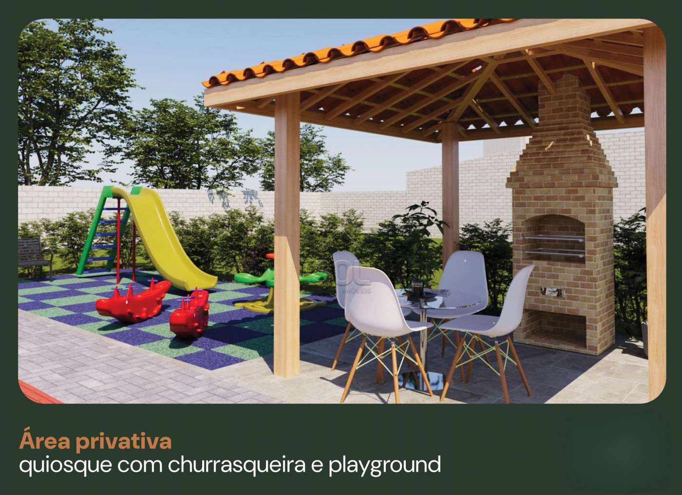Casas novas à venda no Moradas do Parque Residencial, Parque da Lagoa II, Foz do Iguaçu/PR - Condomínio fechado | 2 quartos
