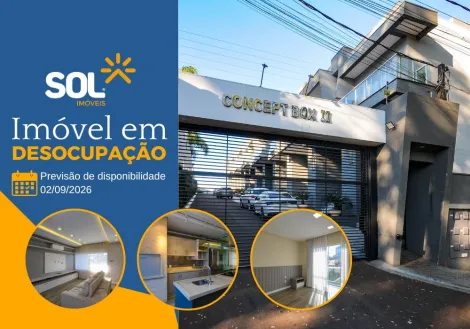 Sobrado semimobiliado para locação no Condomínio Residencial Concept Box House II em Foz do Iguaçu/PR | 2 Suítes | Piscina