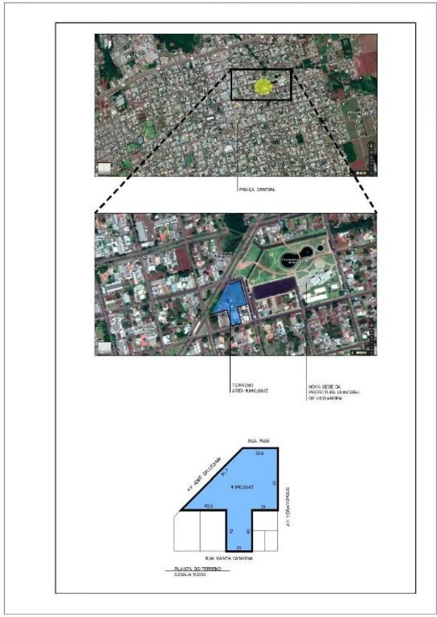 Terreno à venda com 4840 m² por R$ 11.000.000 no Ipê em Medianeira/PR -