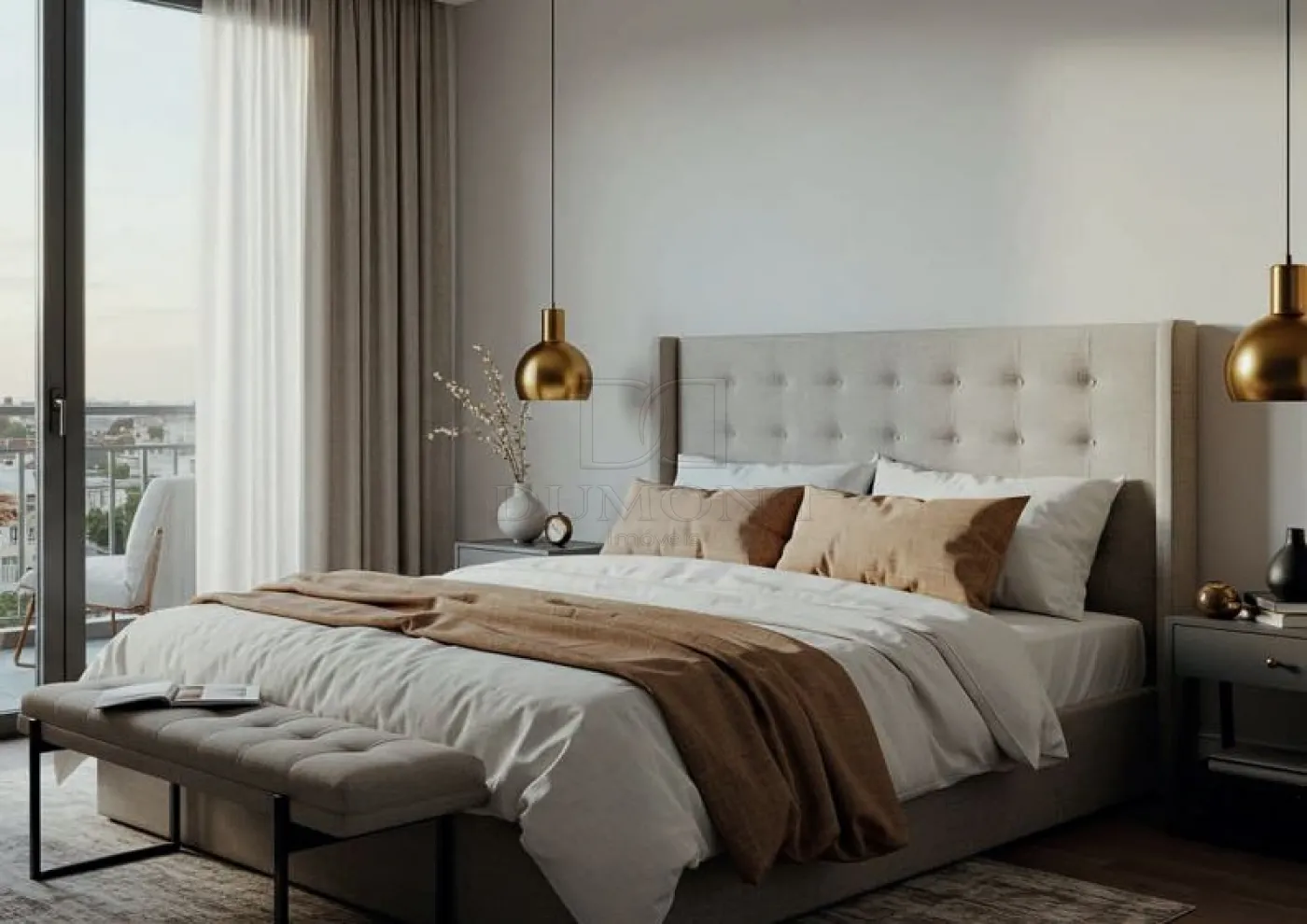 Apartamento com 1 dormitório à venda com 52 m² por R$ 599.144,54 no Edifício Varandas em Foz do Iguaçu/PR