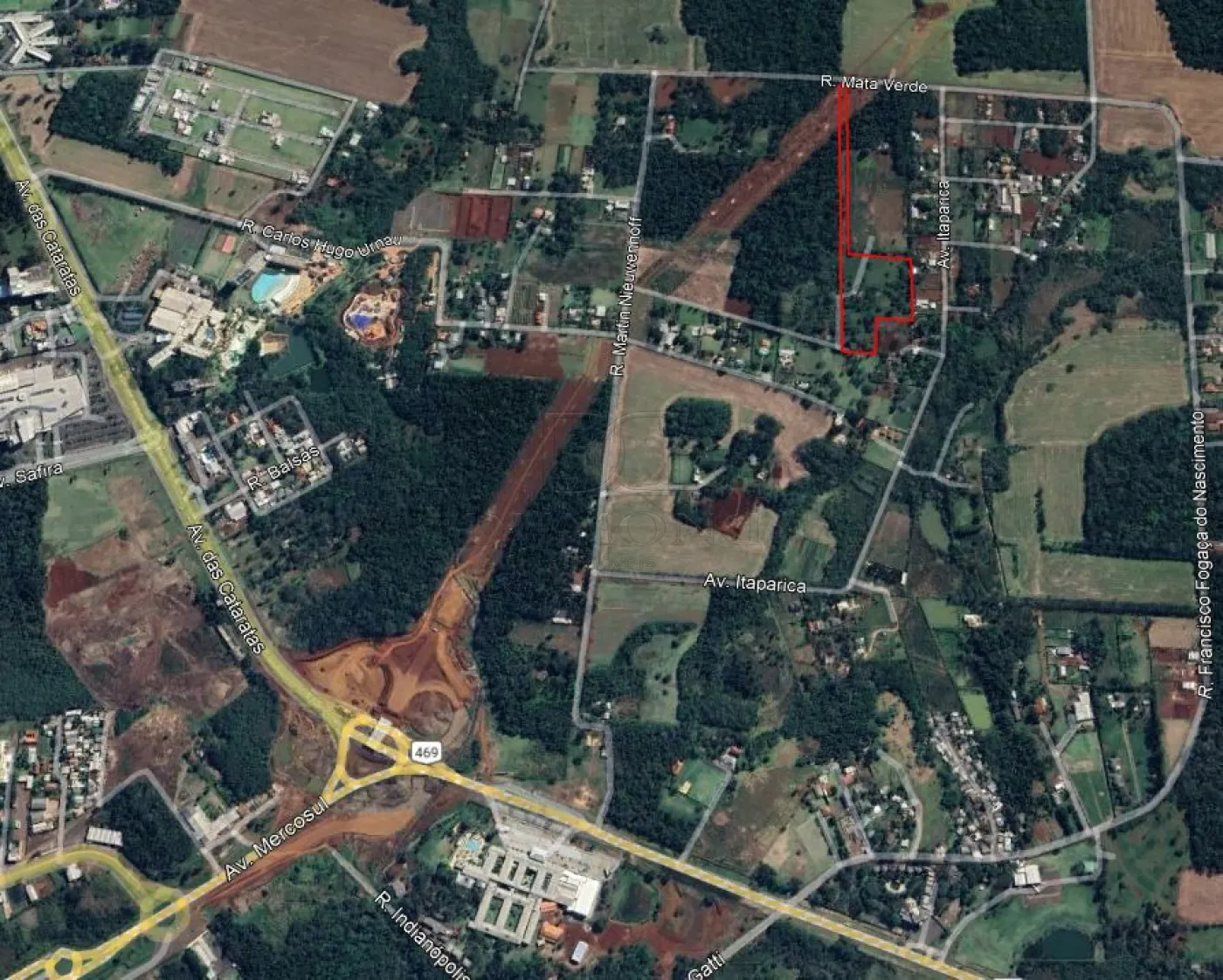 Área à venda, 25500 m² por R$ 5.100.000,00 - Mata Verde - Foz do Iguaçu/PR