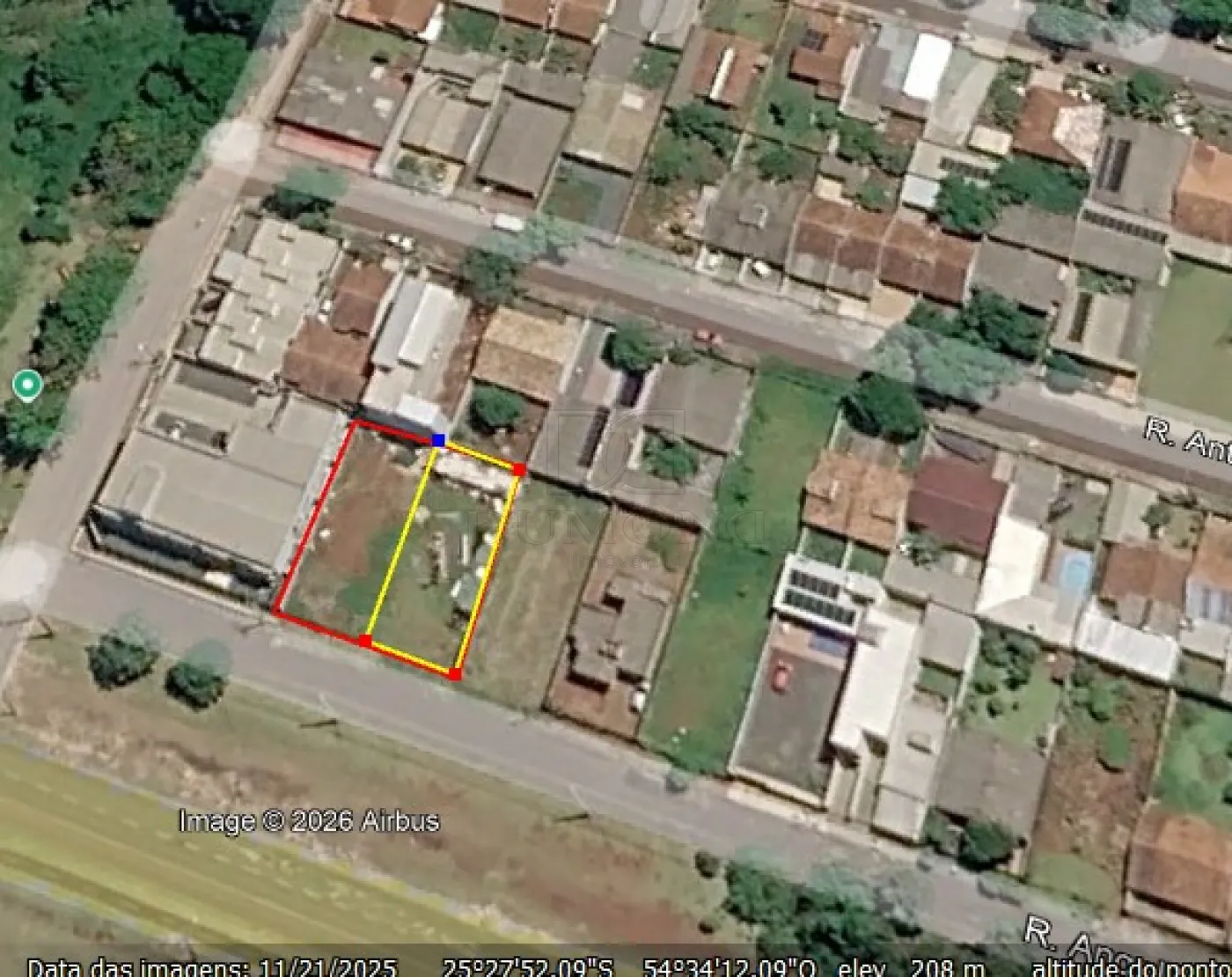 Terreno à venda com360,00m² por  R$ 200.000,00 no centro de FOZ DO IGUAÇU/PR -