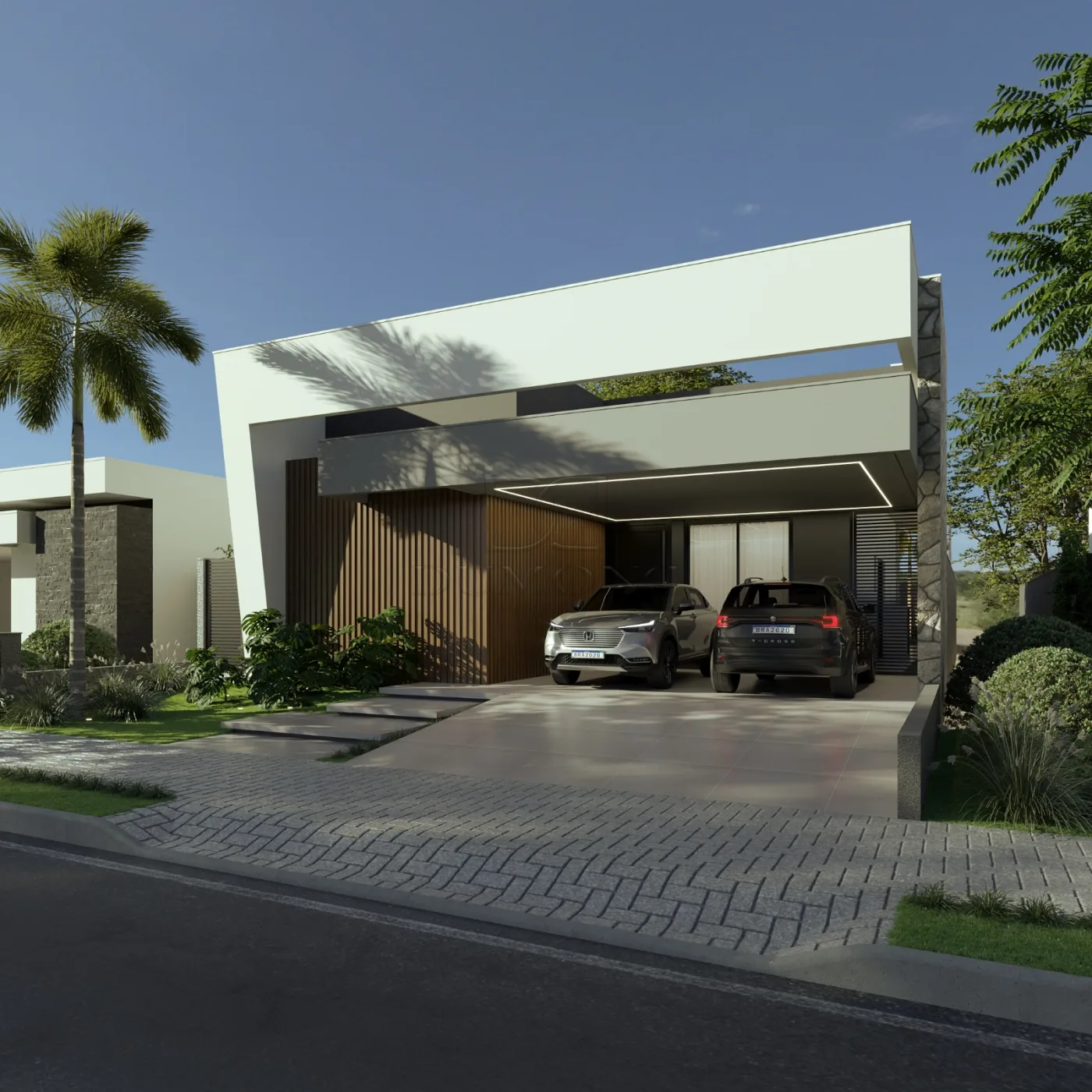 Casa aconchegante no Condomínio Residencial Iguaçu, com 03 suítes, sendo uma delas com closet, oferecendo conforto e privacidade para toda a família.