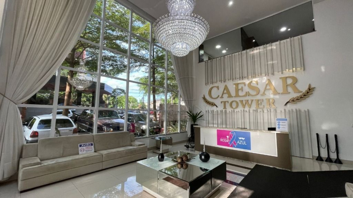 SALA COMERCIAL SEMI MOBILIADA PARA LOCAÇÃO NO EDIFÍCIO CAESAR TOWER!