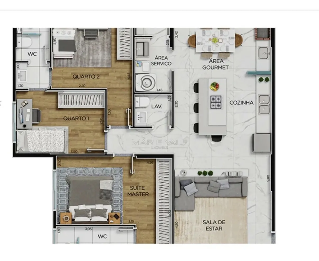 Comprar Apartamento / Padr&atilde;o em Jacare&iacute; R$ 1.100.000,00 - Foto 1