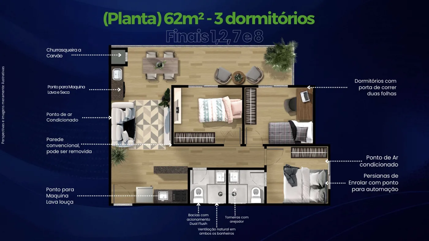 Comprar Apartamento / Padr&atilde;o em S&atilde;o Jos&eacute; dos Campos R$ 317.000,00 - Foto 1