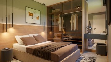 Apartamento com 2 dormit�rios localizado no bairro Vila Curu�a, em Santo Andr�.-
