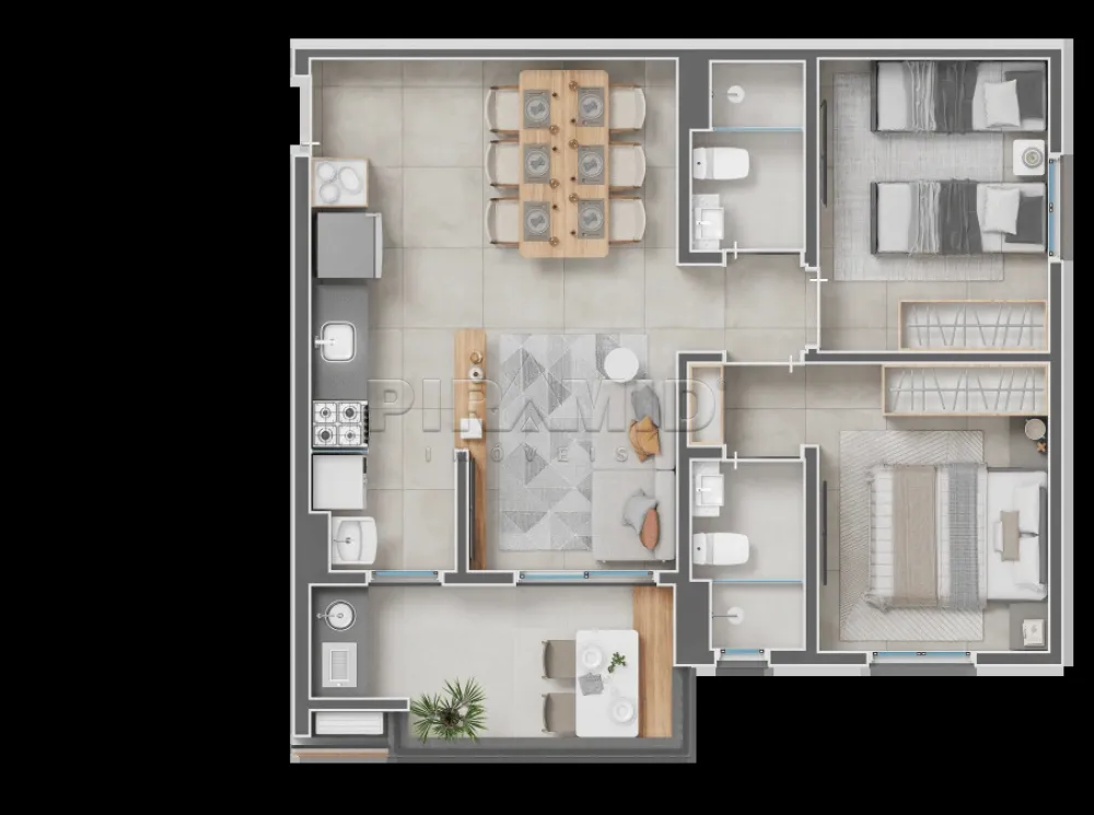 Comprar Apartamento / Lan&ccedil;amento em Ribeir&atilde;o Preto R$ 528.000,00 - Foto 3